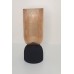 Vaso de Vidro Rose com Preto P Vaso de Vidro Rose com Preto P